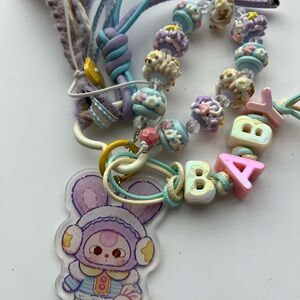 Baby Three Love Chain keychain